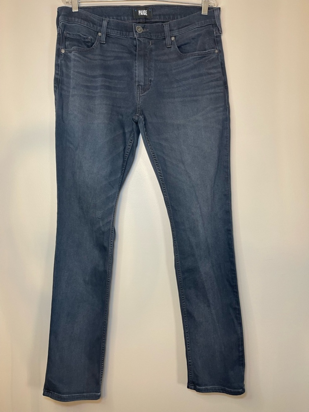 PAIGE Slim Men's Jeans in Washed Medium Blue
